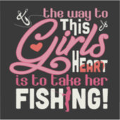 NEEM HAAR VISSEN STICKER (Voorkant)