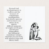 Neem hart gebedskaart kaart (Binnenkant ongevouwen)