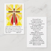 Neem hart gebedskaart visitekaartje (Voorkant / Achterkant)