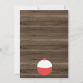 Neem het aas een grote een 1e verjaardag uitnodigi kaart (Achterkant)