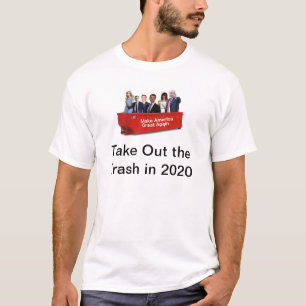 Neem het afval uit in 2020 t-shirt