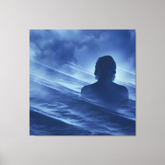 Neem het alleen onder ogen canvas afdruk (Voorkant)