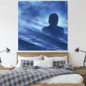 Neem het alleen onder ogen canvas afdruk (Insitu (Slaapkamer))