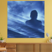 Neem het alleen onder ogen canvas afdruk (Insitu (Woonkamer))