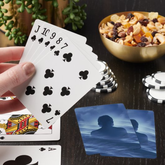 Neem het Alleen Onder Ogen Pokerkaarten (Insitu)