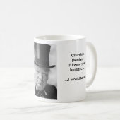 Neem het als een man - Churchill mok (Voorkant rechts)