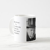 Neem het als een man - Churchill mok (Voorkant links)