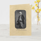 "Neem het Begroeten van de Gelukwensen aan van de Kaart (Gele Bloem)