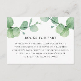 Neem het boek mee voor baby aanvraag. Waterverf eu Informatiekaartje
