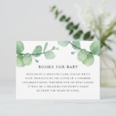 Neem het boek mee voor baby aanvraag. Waterverf eu Informatiekaartje (Staand voorkant)