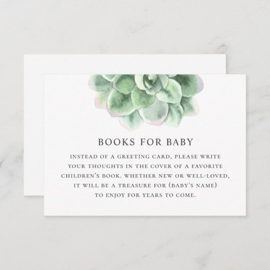 Neem het boek mee voor baby aanvraag. Waterverf su Informatiekaartje (Voorkant / Achterkant)