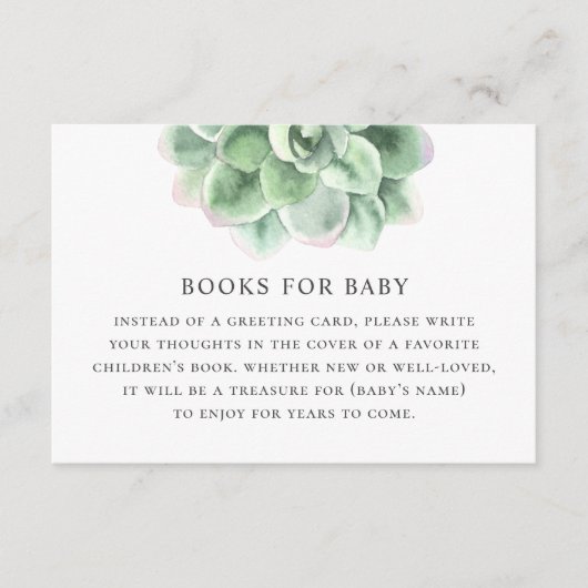 Neem het boek mee voor baby aanvraag. Waterverf su Informatiekaartje (Voorkant)