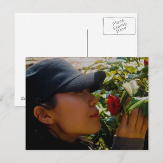 Neem het Briefkaart van de Tijd (Voorkant / Achterkant)