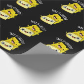 Neem het Cheesy Funny Food Pun Dark BG Cadeaupapier (Hoek)