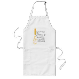 Neem het Citaat Apron van de Whisks Lang Schort