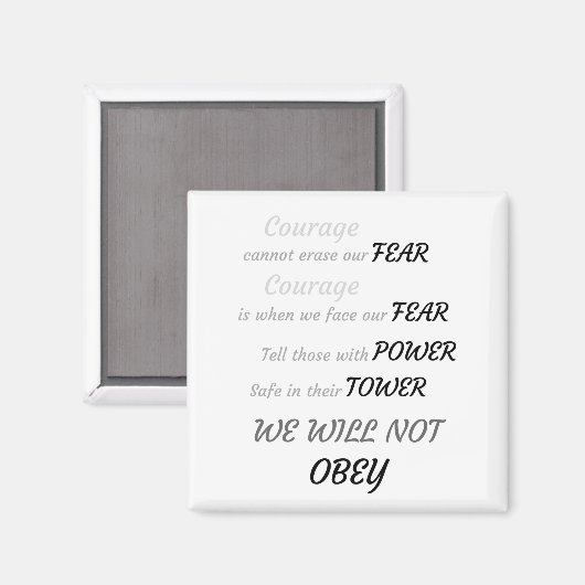 Neem het Dagnet in beslag Magneet (Voorkant / Achterkant)