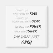 Neem het Dagnet in beslag Magneet (Voorkant)