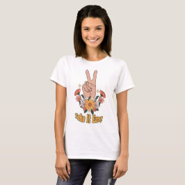 Neem het Easy Boho Bloemstuk T-shirt