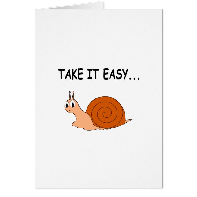 Neem het Easy Cute Cartoon Snail (Voorkant)