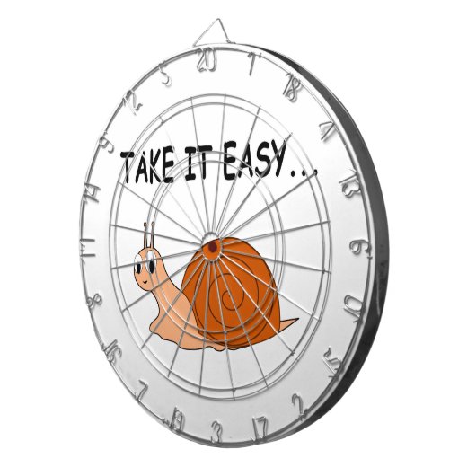 Neem het Easy Cute Cartoon Snail Dartbord (Voorkant Rechts)