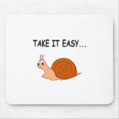 Neem het Easy Cute Cartoon Snail Muismat (Voorkant)