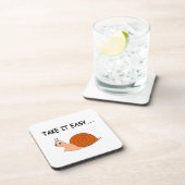 Neem het Easy Cute Cartoon Snail Onderzetter (Rechterzijde)