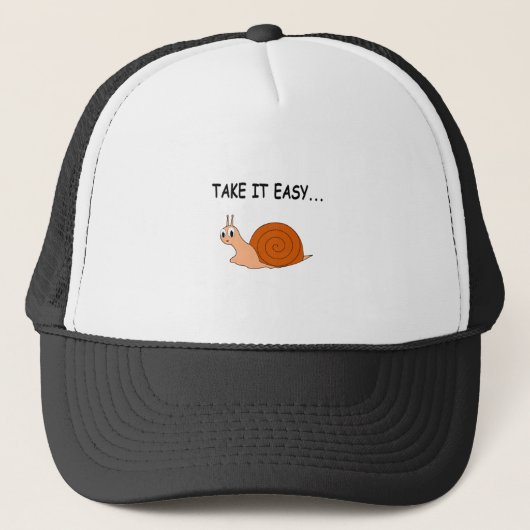 Neem het Easy Cute Cartoon Snail Trucker Pet (Voorkant)