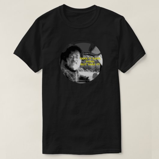 Neem het Easy Terence McKenna T-shirt (Design voorkant)