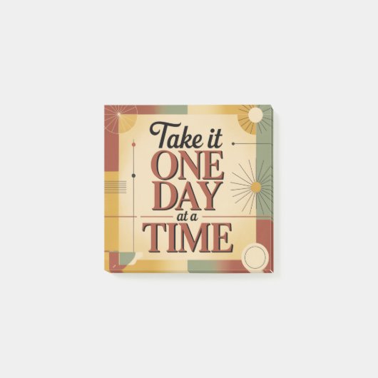 Neem het één dag tegelijk post-it® notes (Voorkant)
