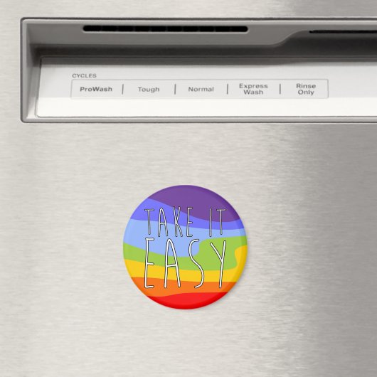 NEEM HET EENVOUDIG + uw achtergrond Magneet (Insitu (Vaatwasser))