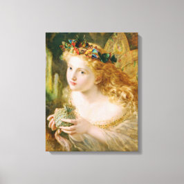 Neem het eerlijke gezicht van de  Kunst van Vrouw Canvas Afdruk