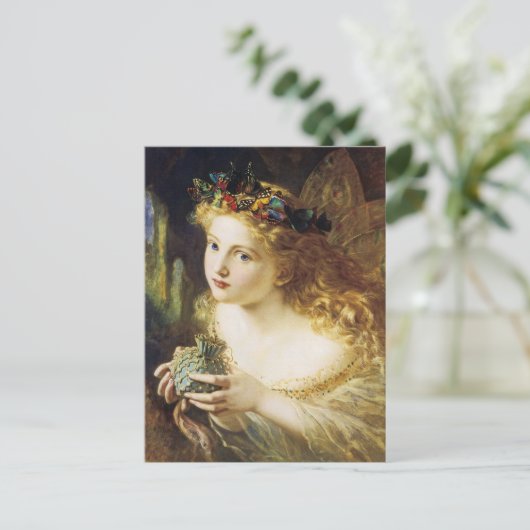 Neem het eerlijke gezicht van de vrouw briefkaart (Staand voorkant)