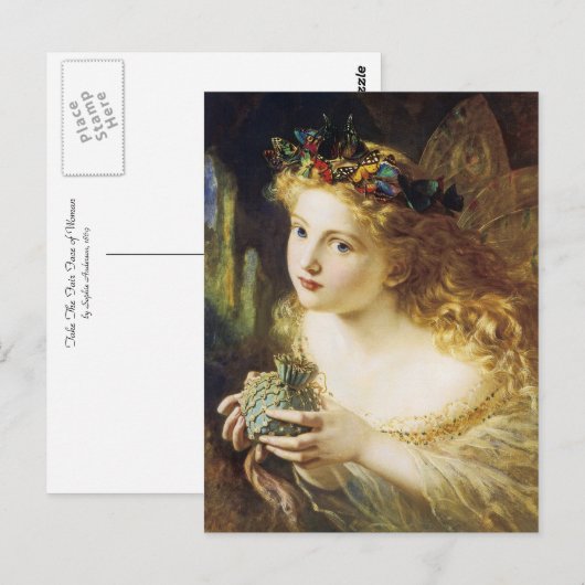 Neem het eerlijke gezicht van de vrouw briefkaart (Voorkant / Achterkant)