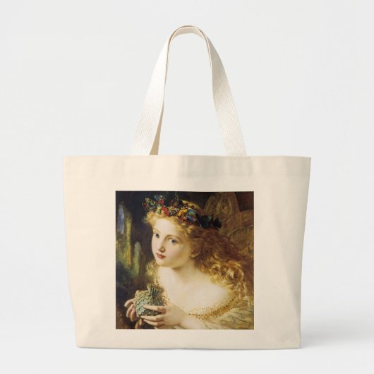 Neem het eerlijke gezicht van de vrouw grote tote bag (Voorkant)