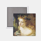 Neem het eerlijke gezicht van de vrouw magneet (Voorkant / Achterkant)