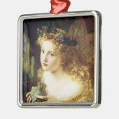 Neem het eerlijke gezicht van de vrouw metalen ornament (Links)