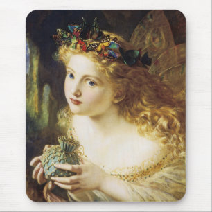 Neem het eerlijke gezicht van de vrouw muismat