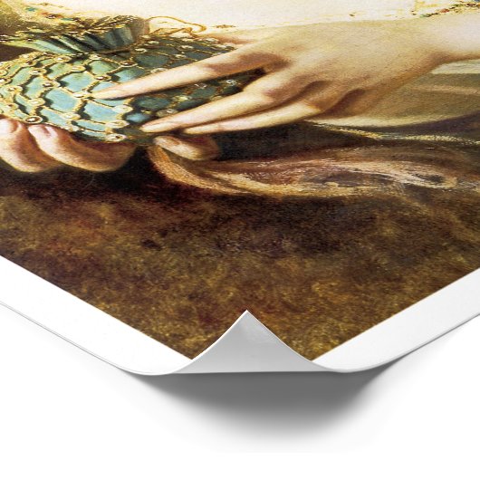 Neem het eerlijke gezicht van de vrouw poster (Hoek)