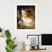 Neem het eerlijke gezicht van de vrouw poster (Thuiskantoor)