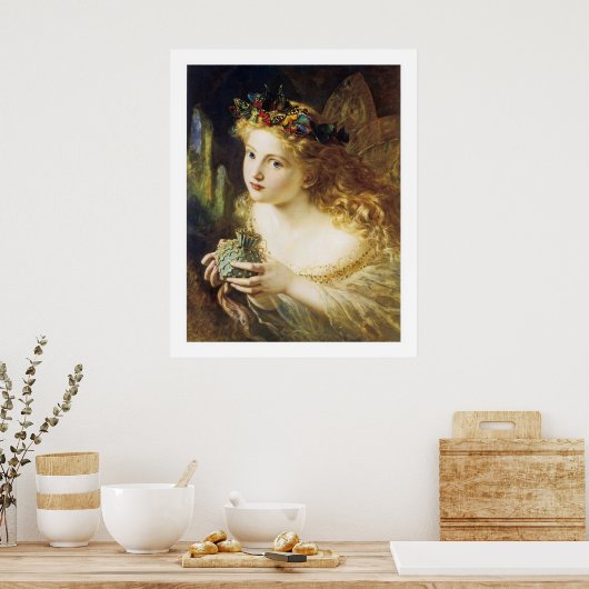 Neem het eerlijke gezicht van de vrouw poster (Keuken)