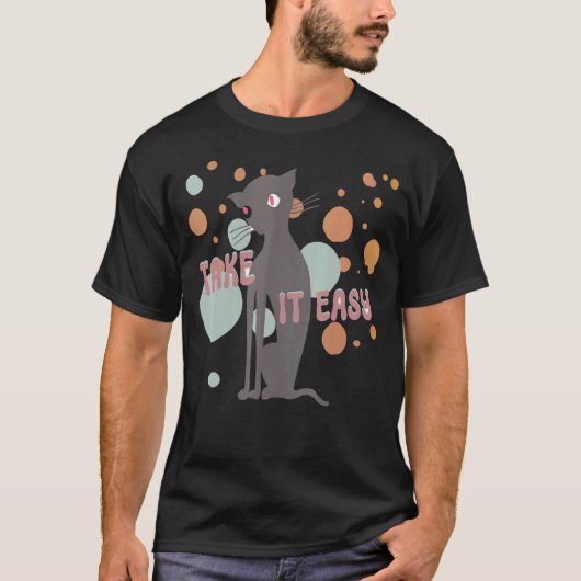 NEEM HET GEEN ZO NAUW KAT T-SHIRT (Voorkant)