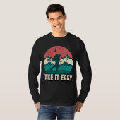 Neem het gemakkelijk als wieg en klimmen t-shirt (Voorkant volledig)