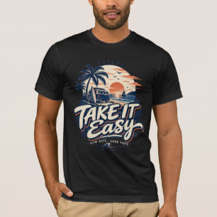 Neem het gemakkelijk Lange zomerdagen Goede vibrat T-shirt