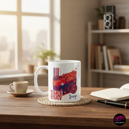 Neem het gemakkelijk Retro Camera Koffiemok