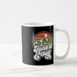 Neem het gemakkelijk Retro Camping Wandelende Kamp Koffiemok