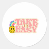 Neem het gemakkelijk sticker (Voorkant)