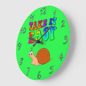 Neem het gemakkelijke Stempel van de Cartoon met G Grote Klok (Hoek)