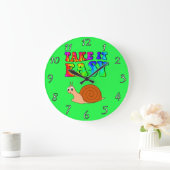 Neem het gemakkelijke Stempel van de Cartoon met G Grote Klok (Huis)