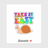 Neem het gemakkelijke Stempel van de Cartoon met G Sticker (Vel)