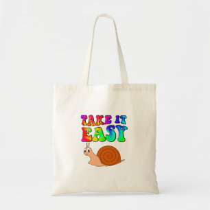 Neem het gemakkelijke Stempel van de Cartoon met G Tote Bag